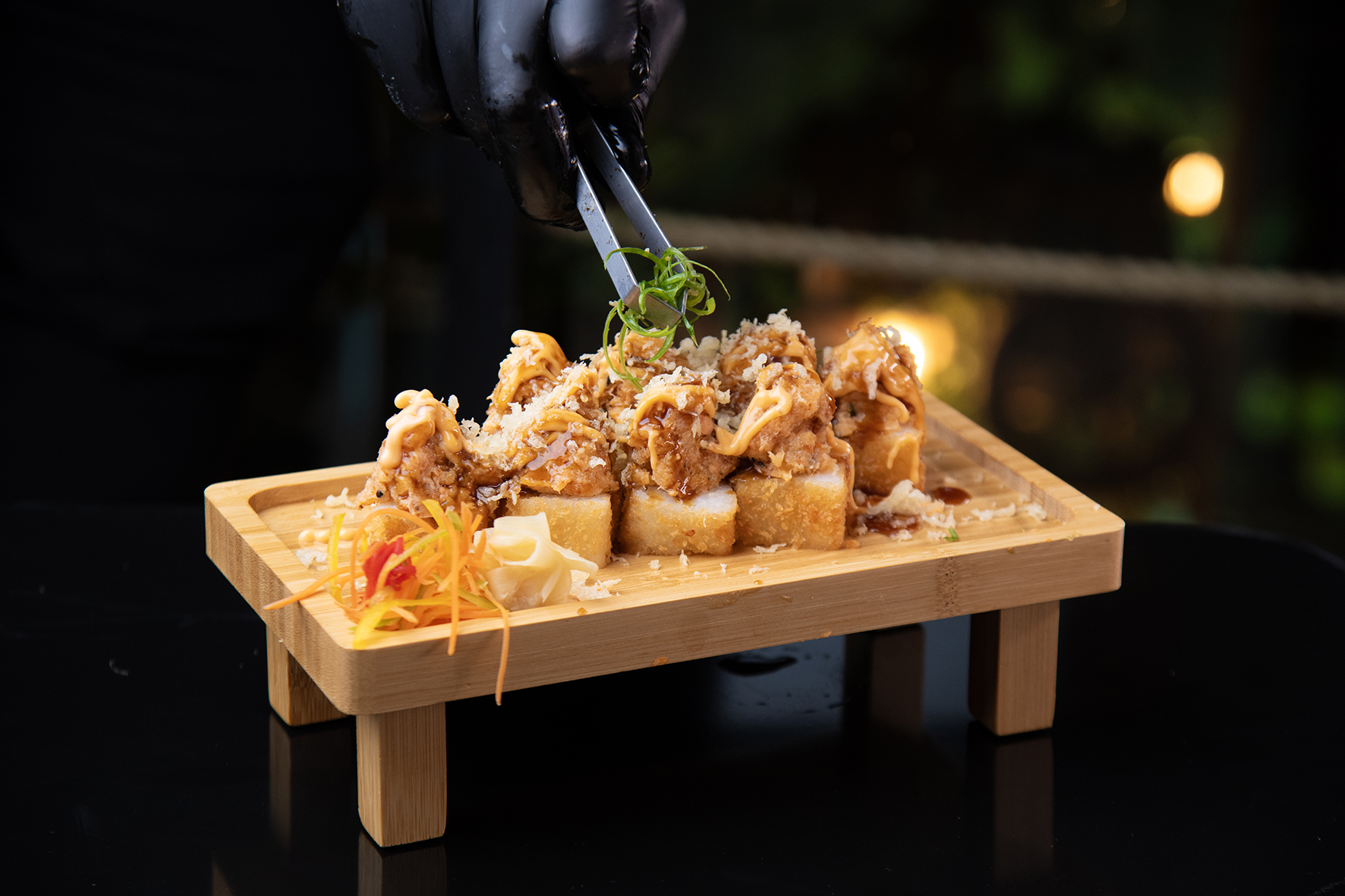 كرسبي أرز بالسلمون